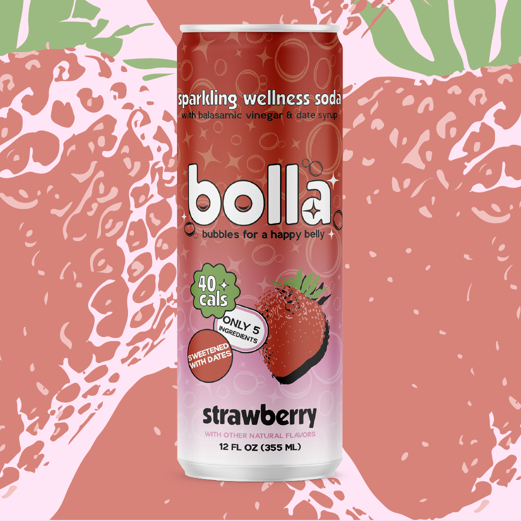 Balsamic Soda Water Strawberry