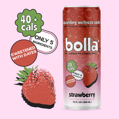 Balsamic Soda Water Strawberry