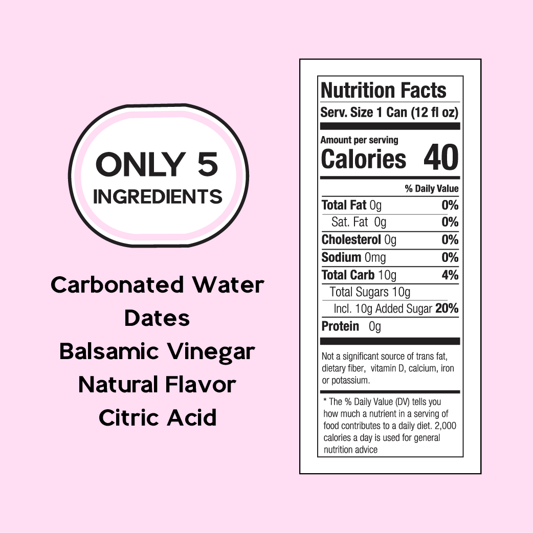Balsamic Soda Water Strawberry