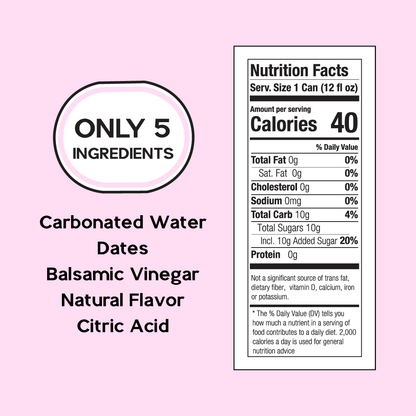 Balsamic Soda Water Strawberry