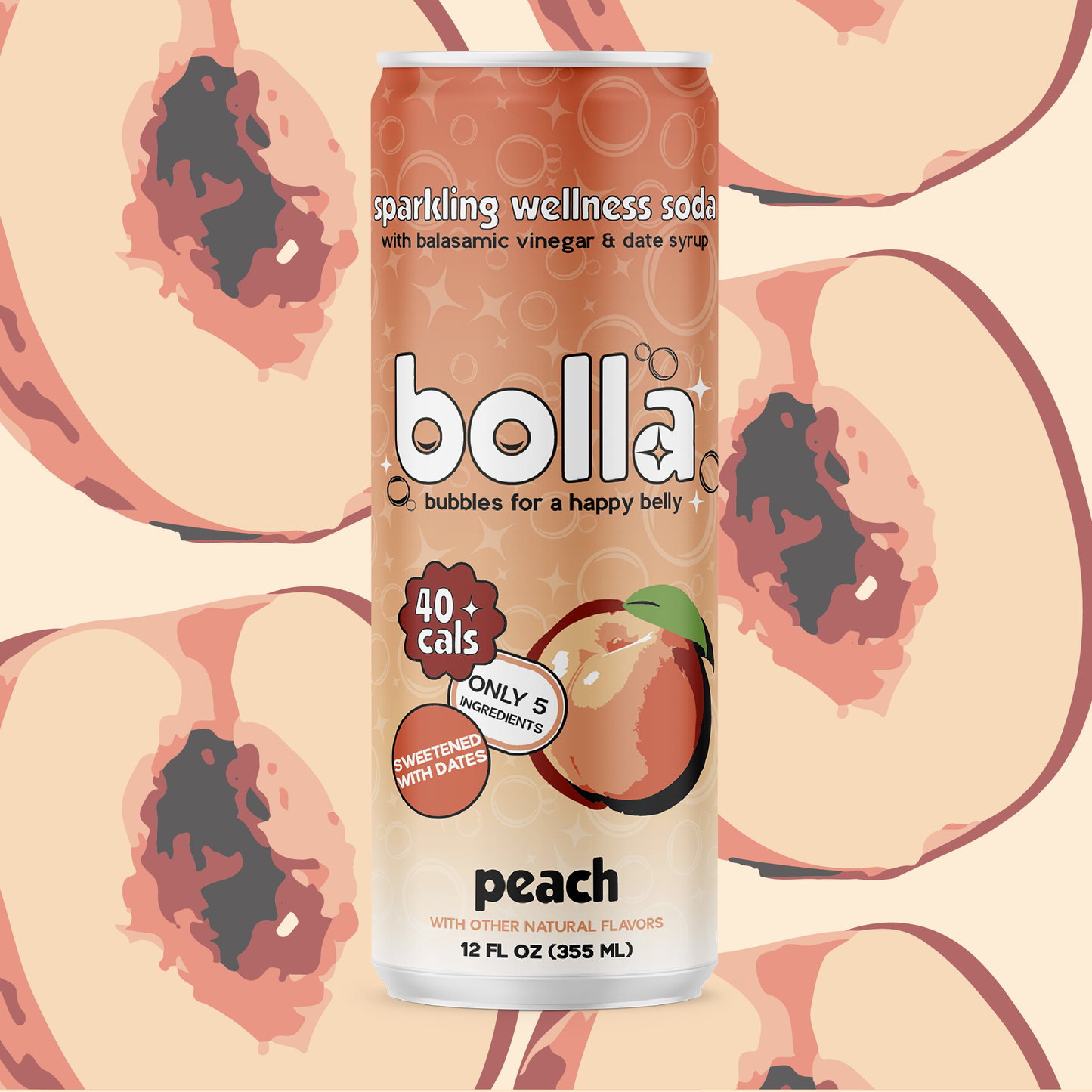Balsamic Soda Water Peach