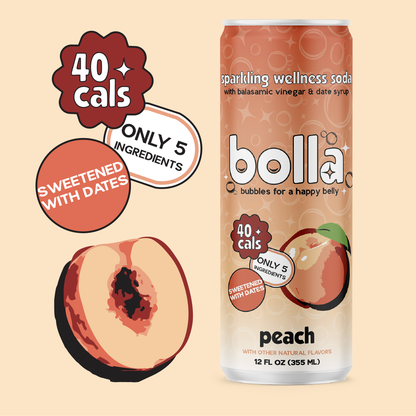 Balsamic Soda Water Peach