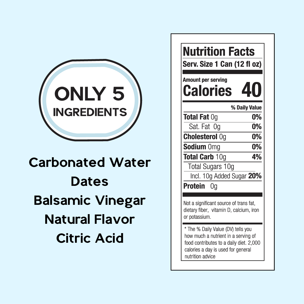 Balsamic Soda Water Lemon